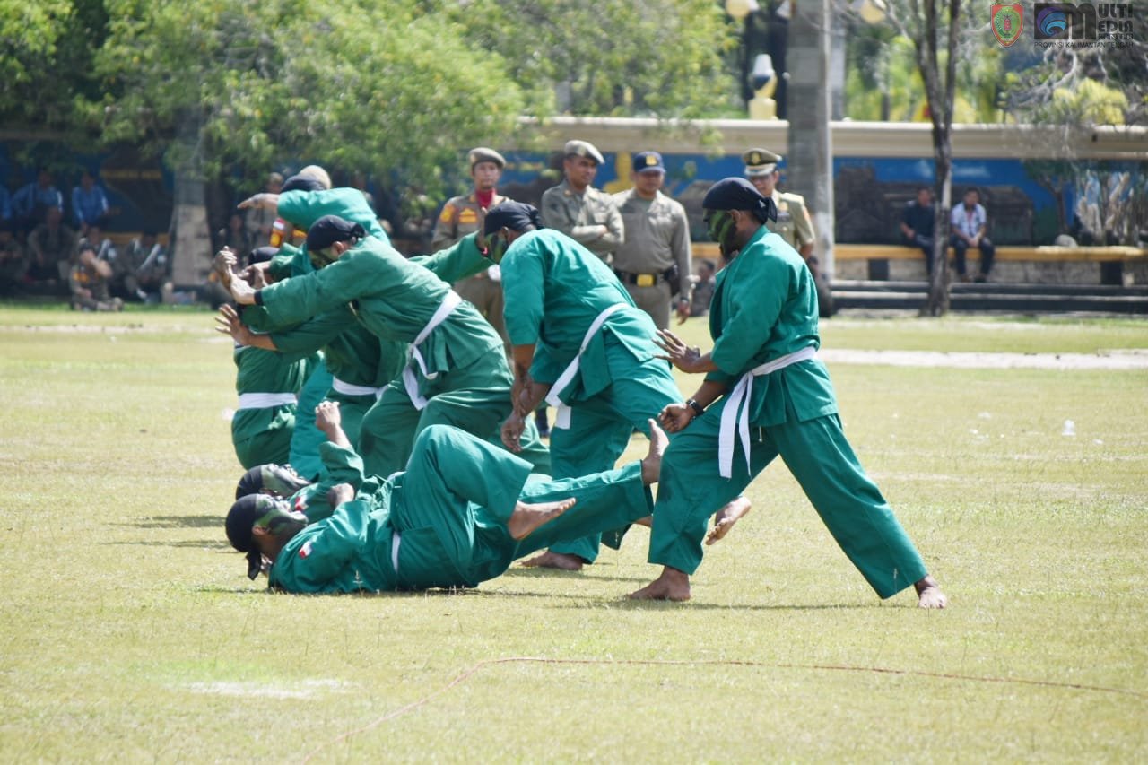 Berbagai Atraksi Meriahkan HUT Damkar, Sat Pol PP dan Sat Linmas