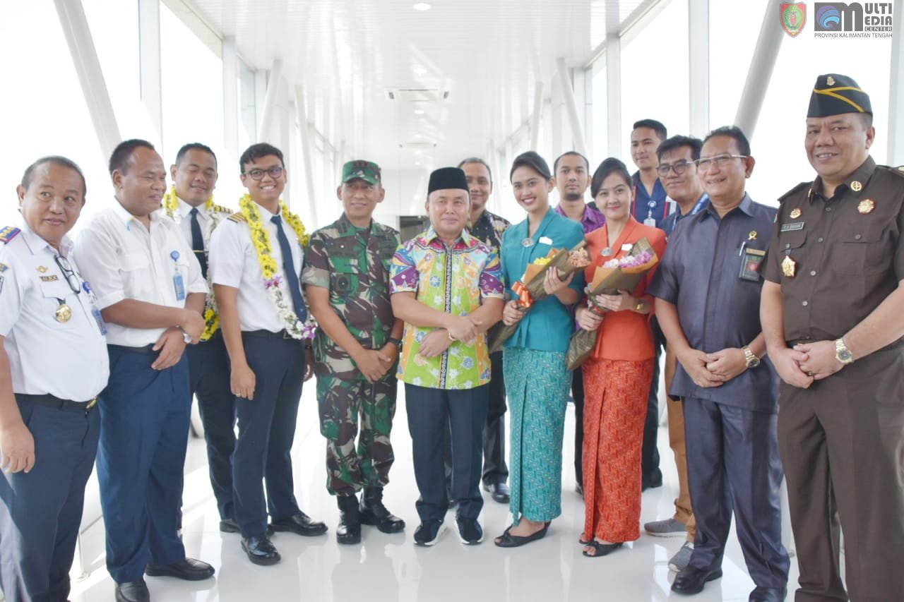 Gubernur Hadiri Seremoni Operasional Perdana Terminal Baru Bandara Tjilik Riwut 