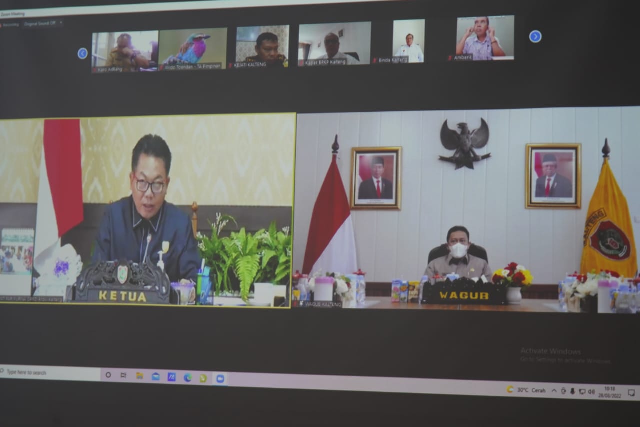 Wagub Edy Sampaikan Pidato Pengantar Gubernur Kalteng