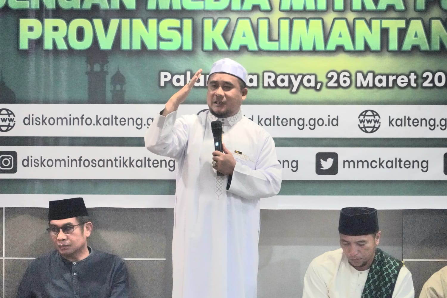 Perkuat Tali Silaturahmi, Diskominfosantik Prov Kalteng Gelar Media Gathering dan Buka Puasa Bersama