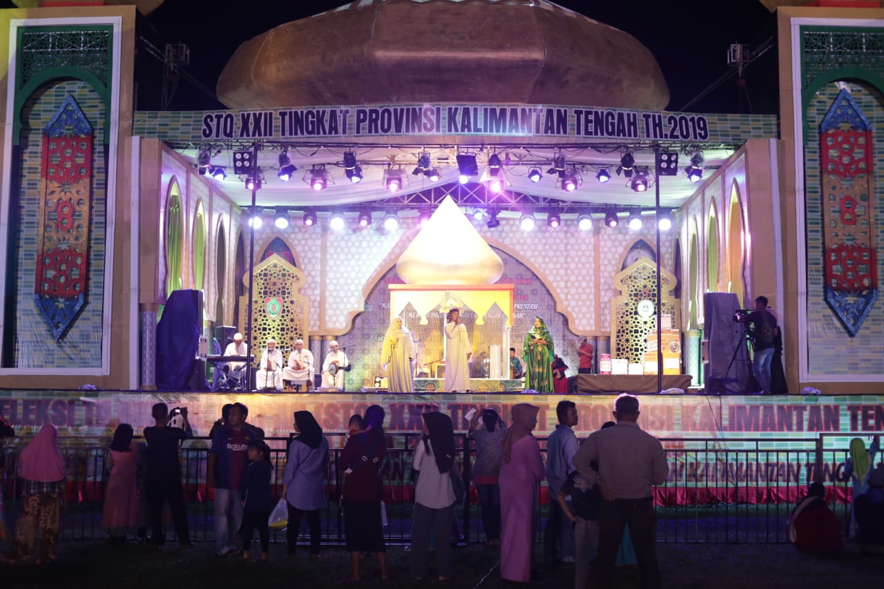 Antusiasnya Peserta Lomba Tilawah, STQ XXII Tingkat Prov. Kalteng 2019