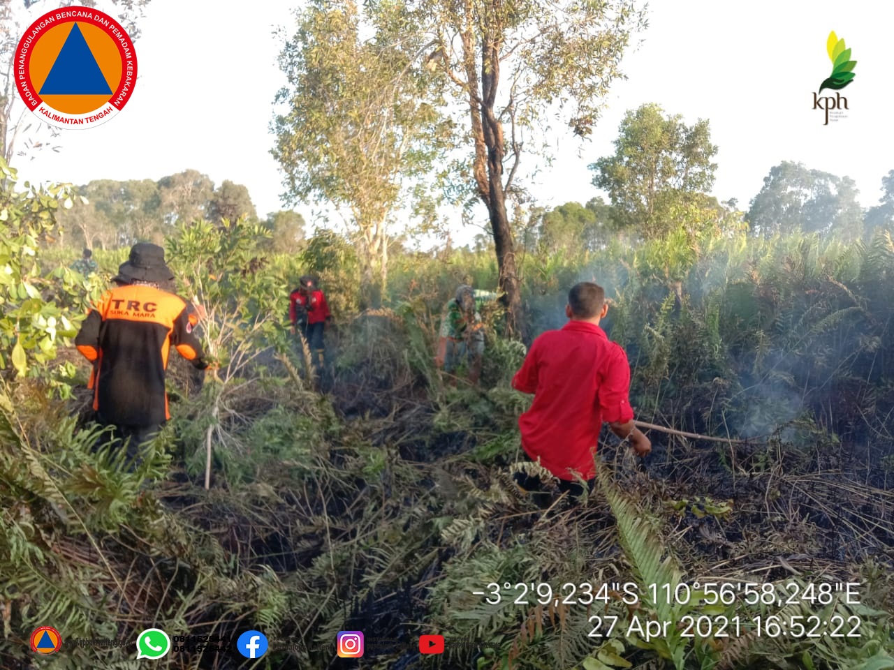 Pemadaman Karhutla di Tiga Kabupaten