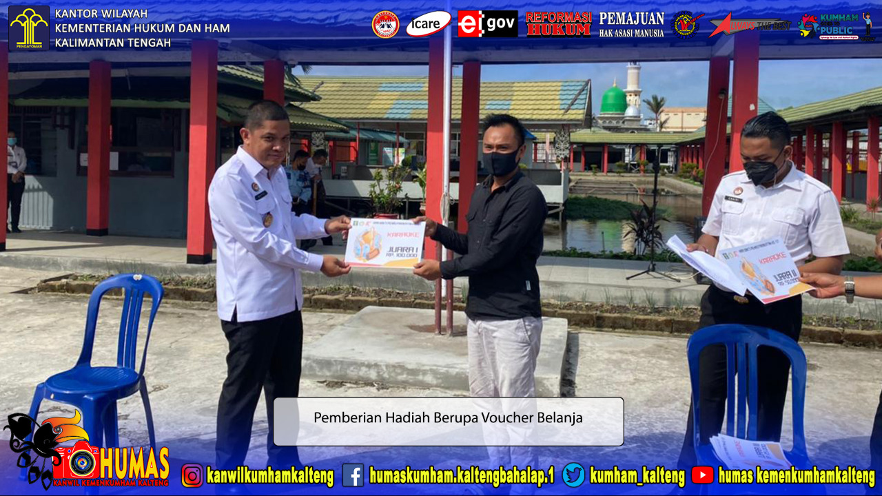 Penutupan Pekan Olahraga Narapidana Rutan Kuala Kapuas