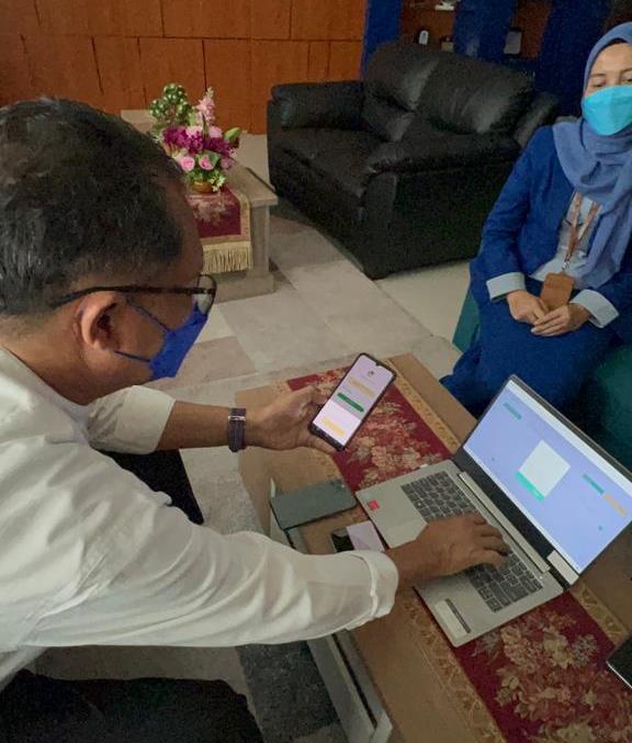 Dislutkan Prov. Kalteng Jadi Percontohan Aplikasi CMS Bank Kalteng