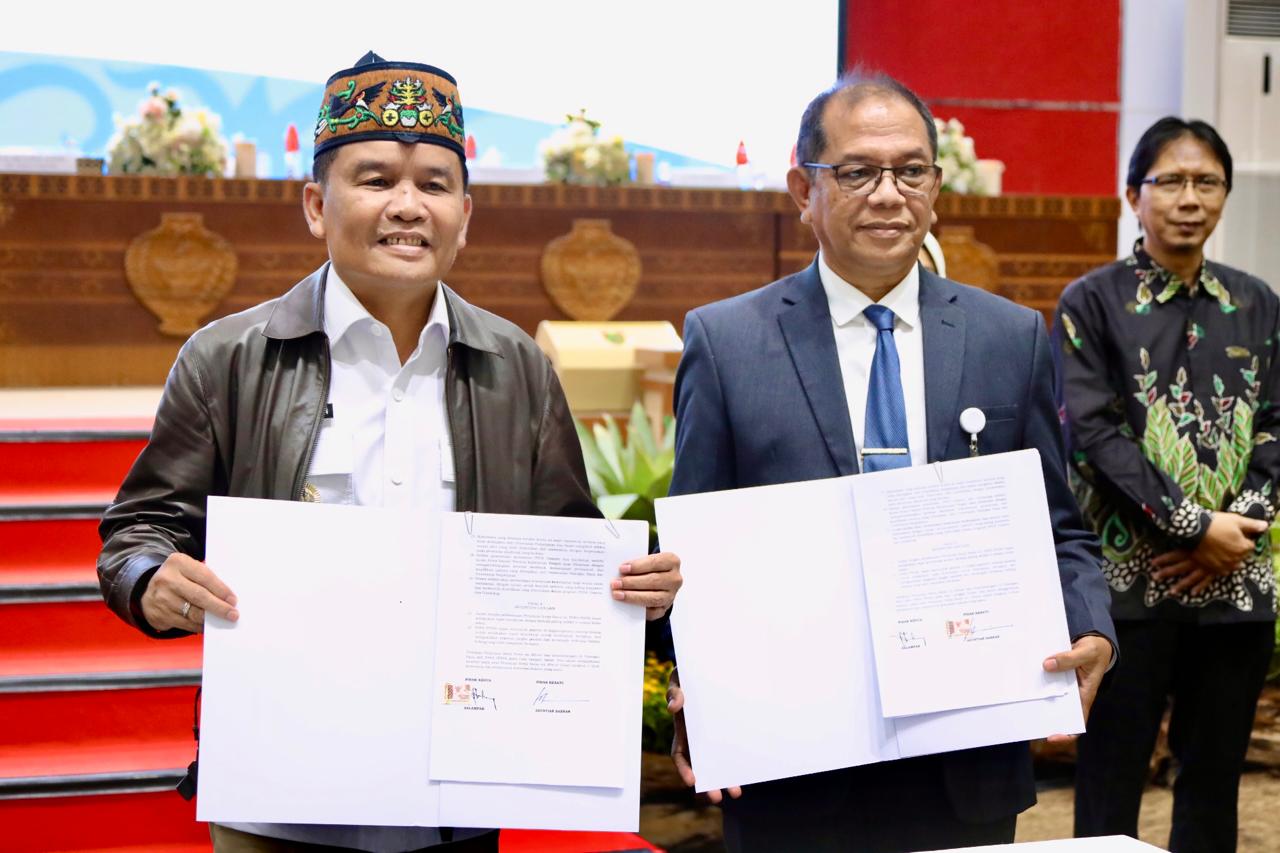Komitmen Tingkatkan Layanan Kesehatan dan Pendidikan, Gubernur Kalteng dan Rektor UPR Tandatangani PKS Hibah Dana Pemprov Kalteng