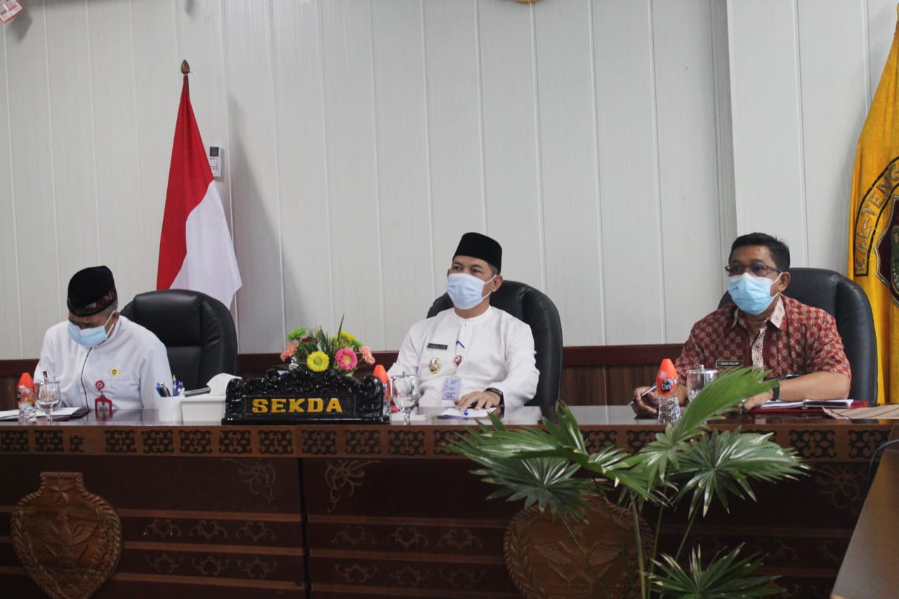 Sekda Kalteng Hadiri Rapat Koordinasi Penyelenggaraan Perizinan Berusaha Berbasis Resiko 