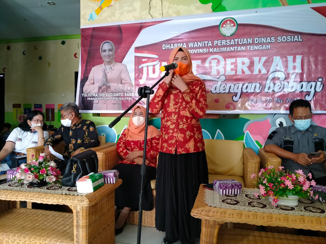 DWP Unit Dinas  Sosial Gelar Jumat Berkah Berbagi
