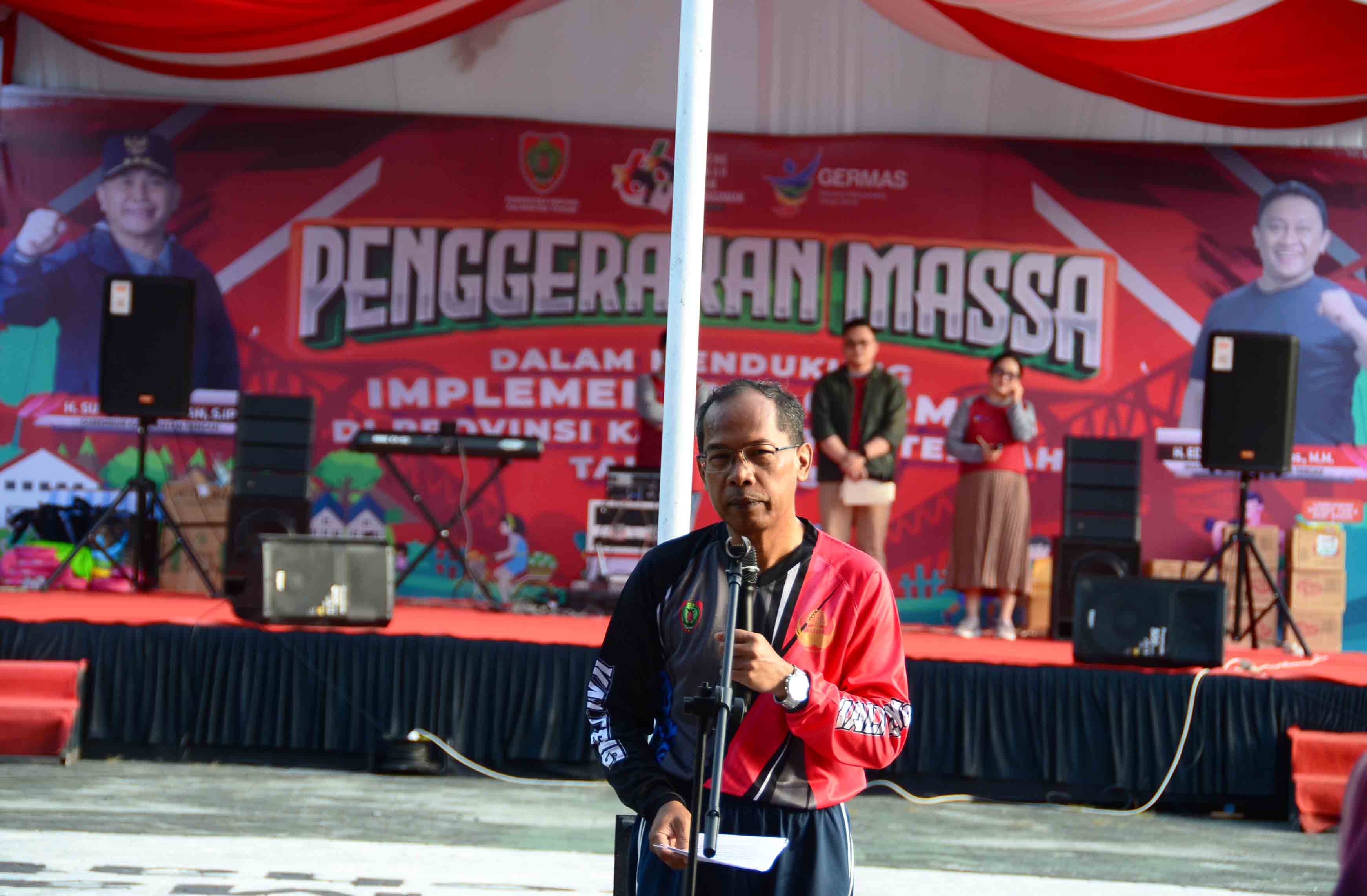 Implementasi GERMAS, Dinkes Prov. Kalteng Gelar Penggerakan Massa Melalui Aktivitas Fisik, Pengukuran Kebugaran Jasmani, dan Skrining Kesehatan Jiwa