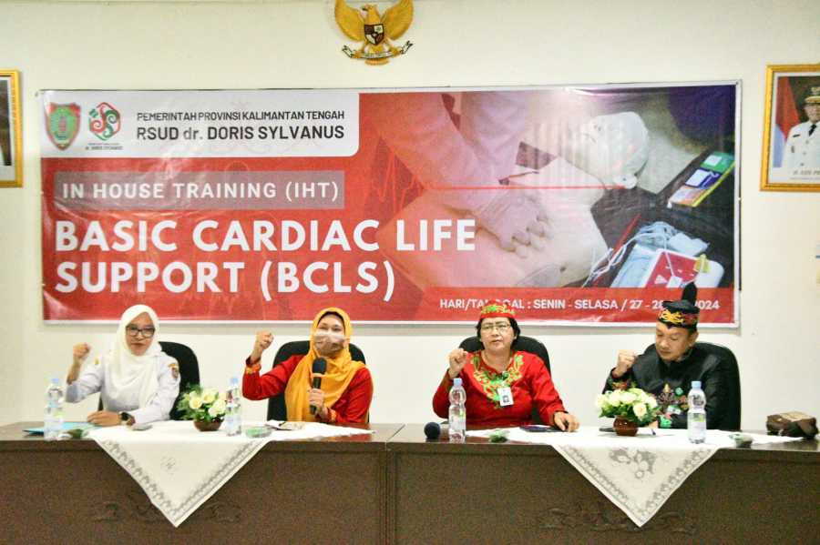 RSUD dr. Doris Sylvanus Selenggarakan In House Training Basic Cardiac Life Support Tahun 2024