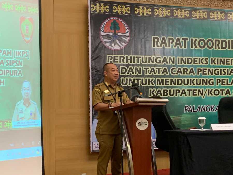 DLH Prov. Kalteng Gelar Rakor dan Sosialisasi Perhitungan IKPS dan Tata Cara Pengisian Pemuktahiran Data SIPSN