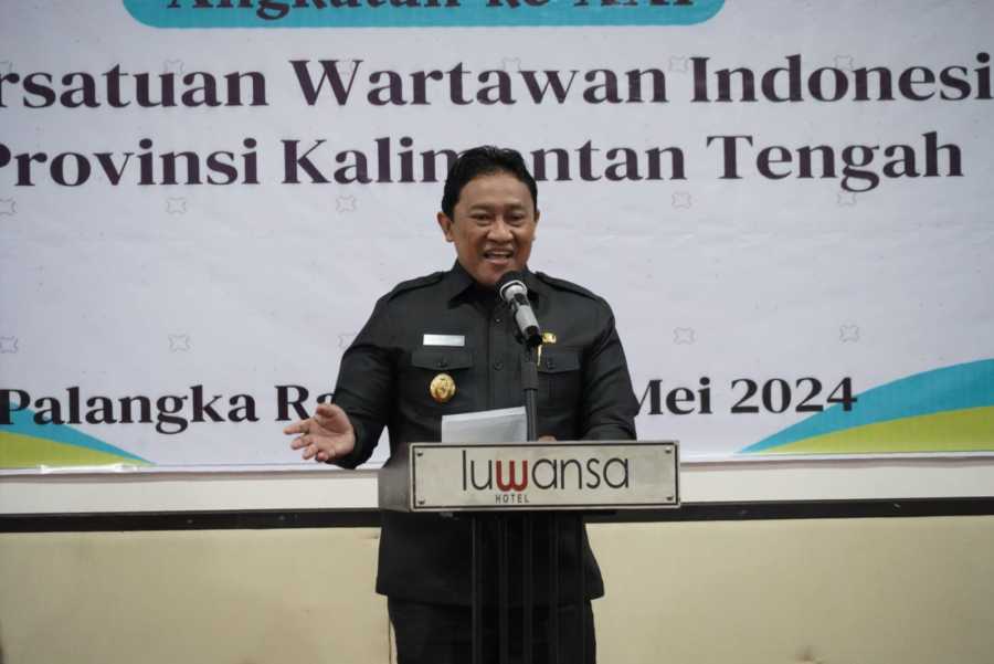 Wagub Edy Pratowo Buka Uji Kompetensi Wartawan (UKW) Angkatan ke-21 PWI Prov Kalteng