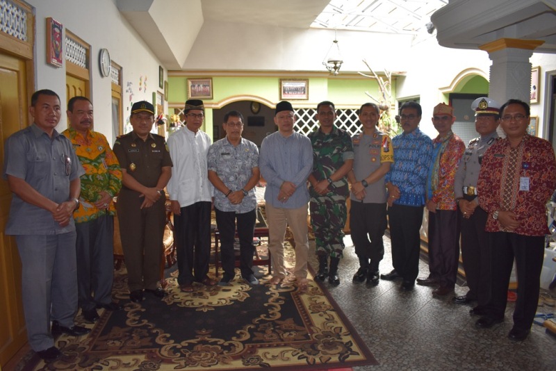 Pj Bupati Kunjungi Paslon Pasca Pilkada