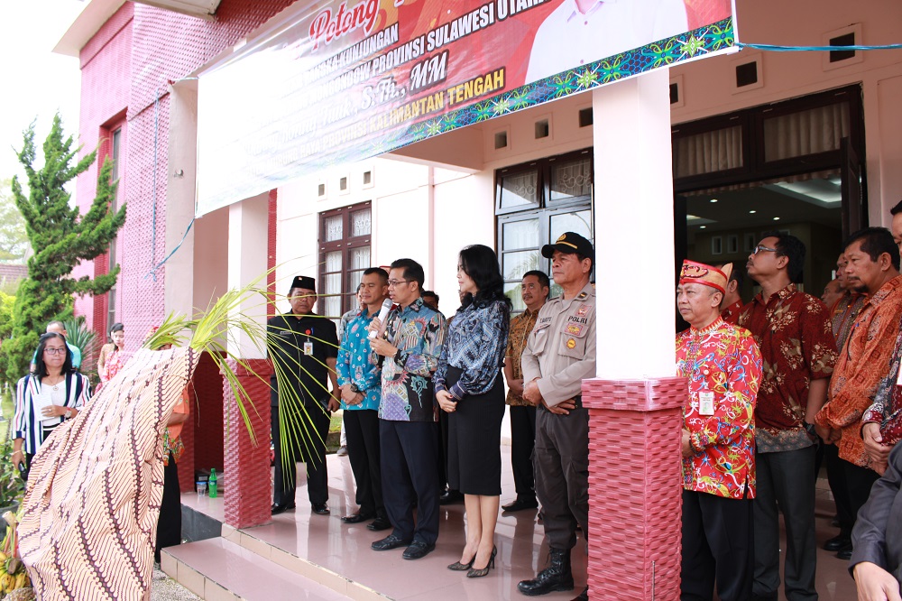 Bupati Murung Raya Beserta Jajaran Sambut Kunjungan Wakil Bupati Bolaang Mongondow 