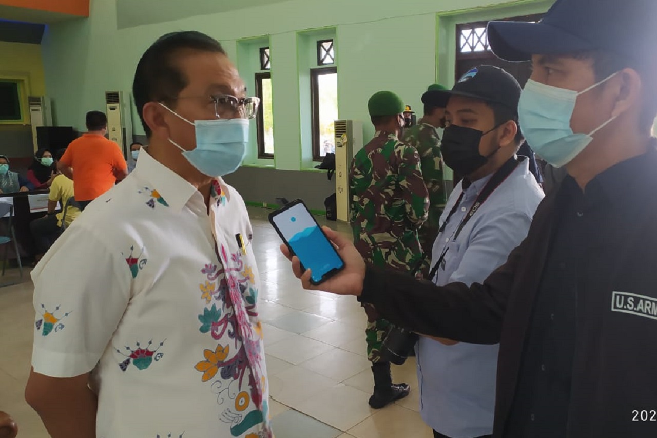 Vaksinasi Lansia Pulang Pisau Peringkat Dua Kalteng