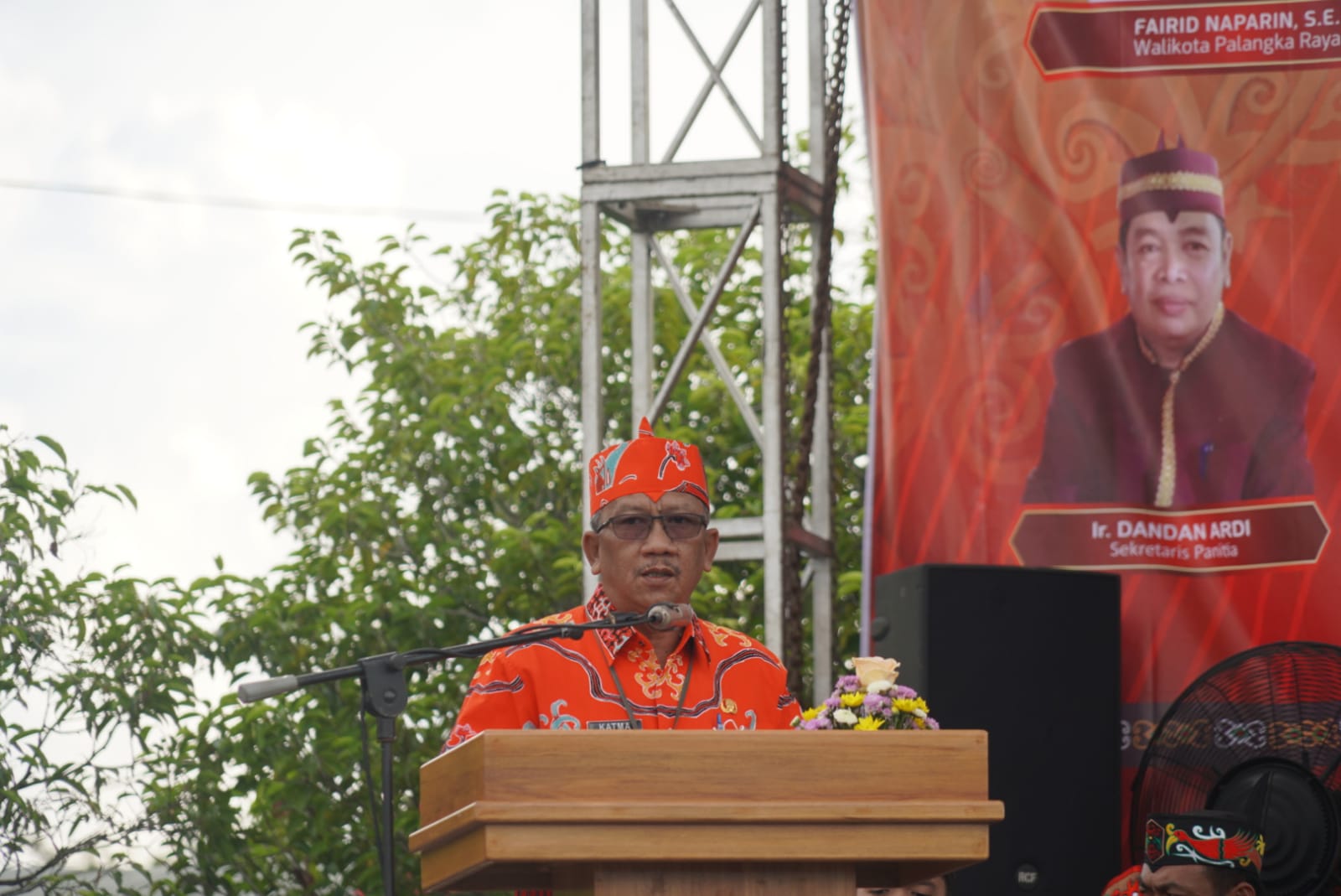 Asisten Pemerintahan dan Kesra Katma F Dirun Buka Festival Pumpung Hai Kalimantan Tengah Tahun 2022