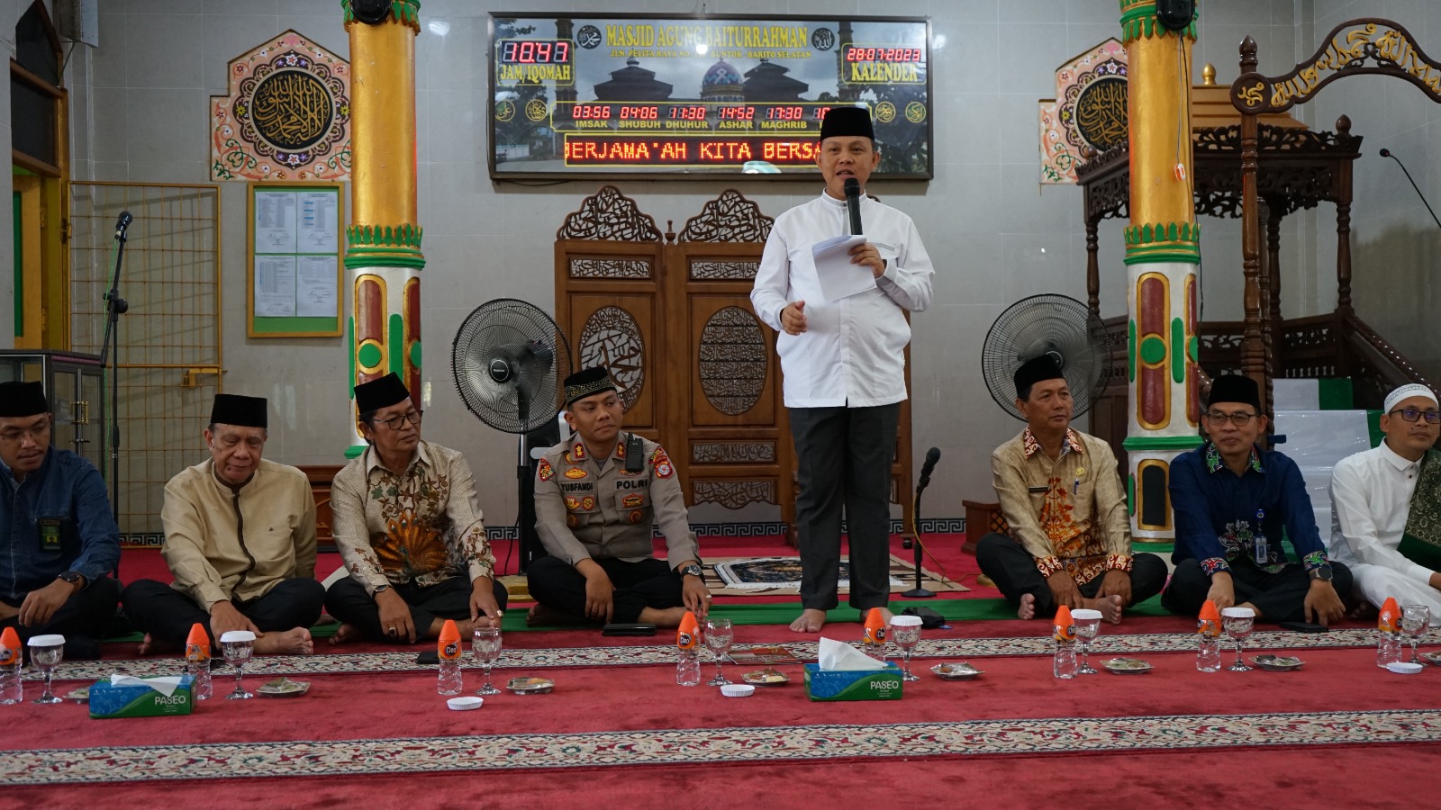 Pemkab Barsel Launching Gerakan  Subuh Keliling dan Salat Jumat Keliling