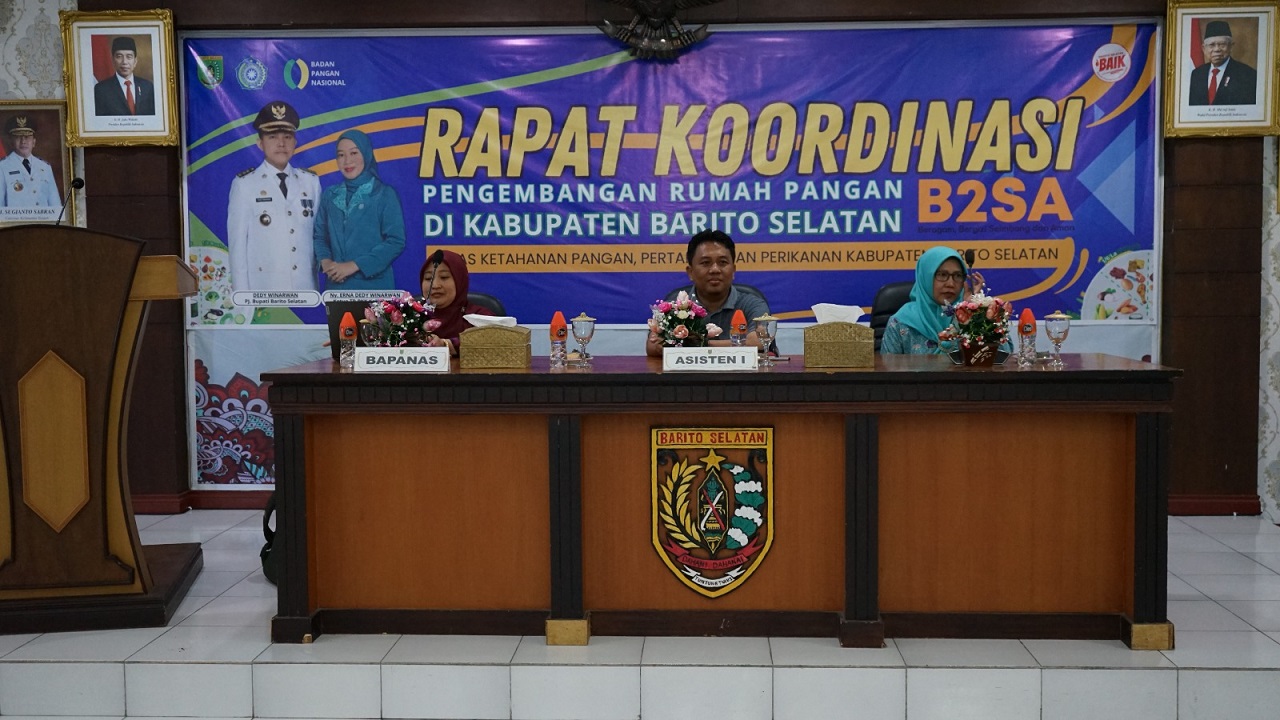 Pemkab Barsel Gelar Rakor Persiapan Pengembangan Rumah Pangan B2SA di Kabupaten Barito Selatan