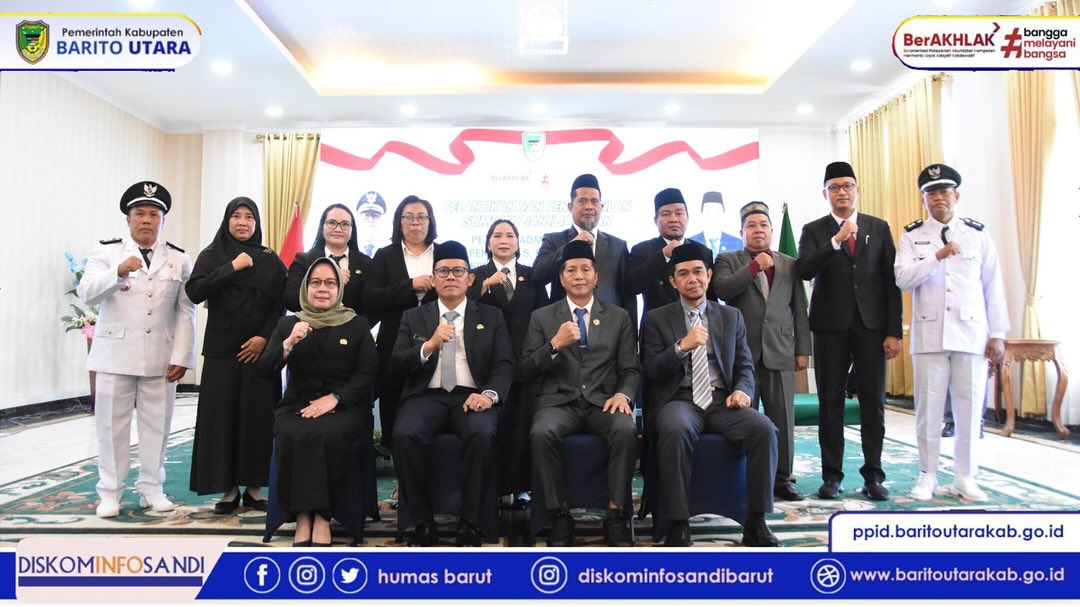 Pj. Bupati Barito Utara Lantik Pejabat Administrator, Pengawas, PAW Kepala Desa, dan PAW BPD Desa