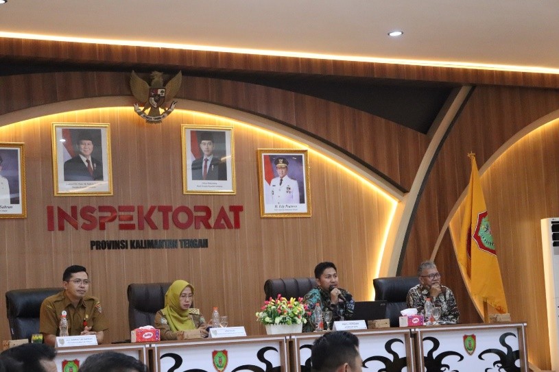 Inspektorat Daerah Prov. Kalteng Bersama KPK RI Gelar Rakor Optimalisasi Nilai Survei Penilaian Integritas