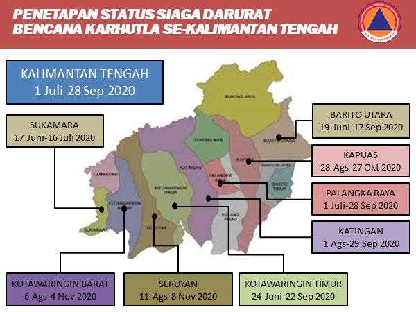 Koordinasi Pemadaman Karhutla Melalui Udara dan Darat