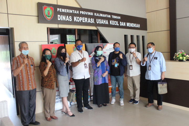 DiskopUKM Kalteng - Bank BRI Bergerak Bersama Untuk UMKM Kalimantan Tengah