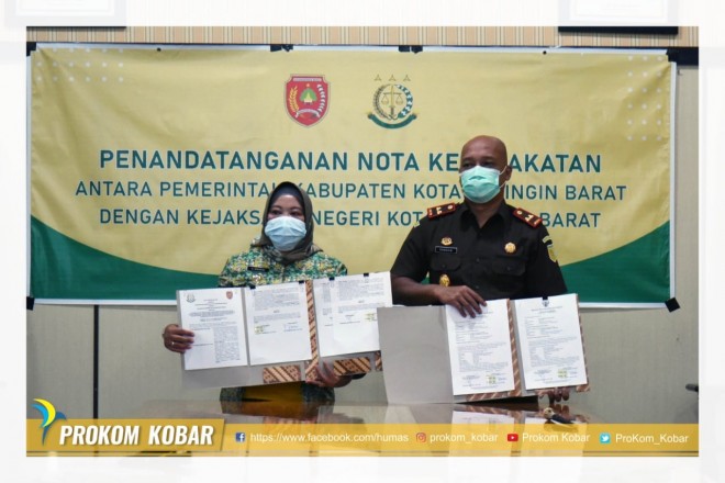 Upaya Pencegahan Korupsi Terintegerasi, Pemkab Kobar Jalin Kerja Sama dengan Kejaksaan Negeri