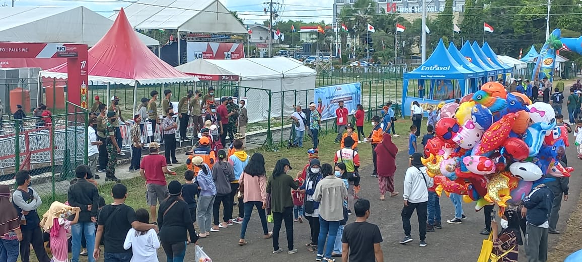 Dukung UCI MTB Eliminator World Cup 2022, Satgas COVID-19 Provinsi Kalteng dan Kota Palangka Raya Bagikan Masker Gratis