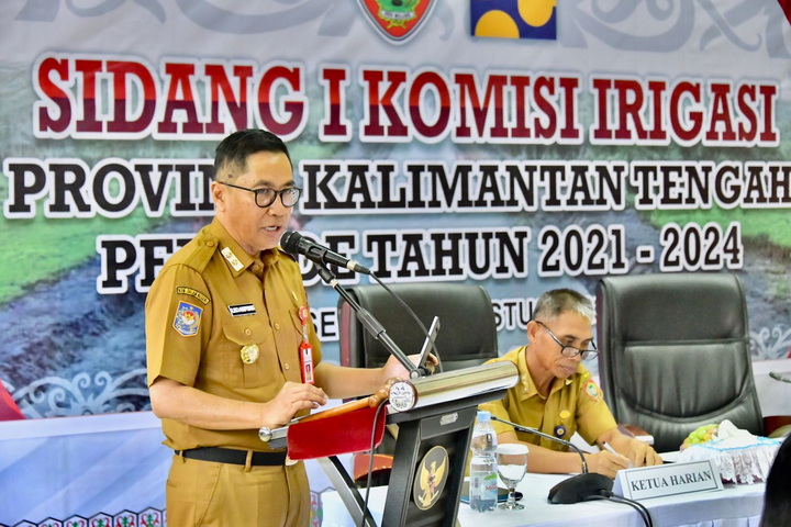 Bappedalitbang Selenggarakan Sidang I Komisi Irigasi Provinsi Kalimantan Tengah Tahun 2023