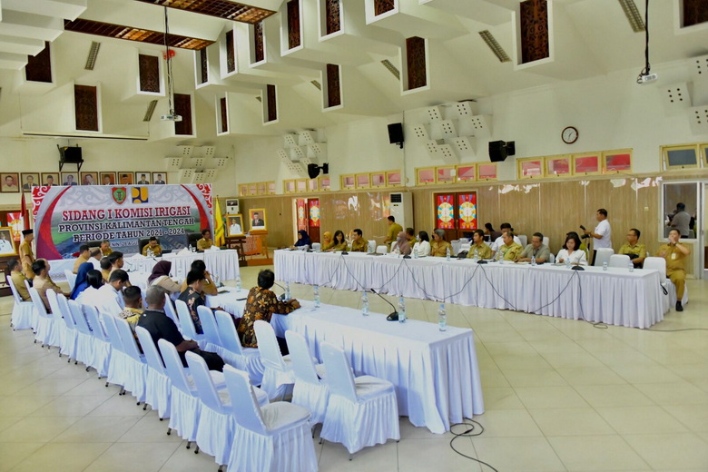 Bappedalitbang Selenggarakan Sidang I Komisi Irigasi Provinsi Kalimantan Tengah Tahun 2023