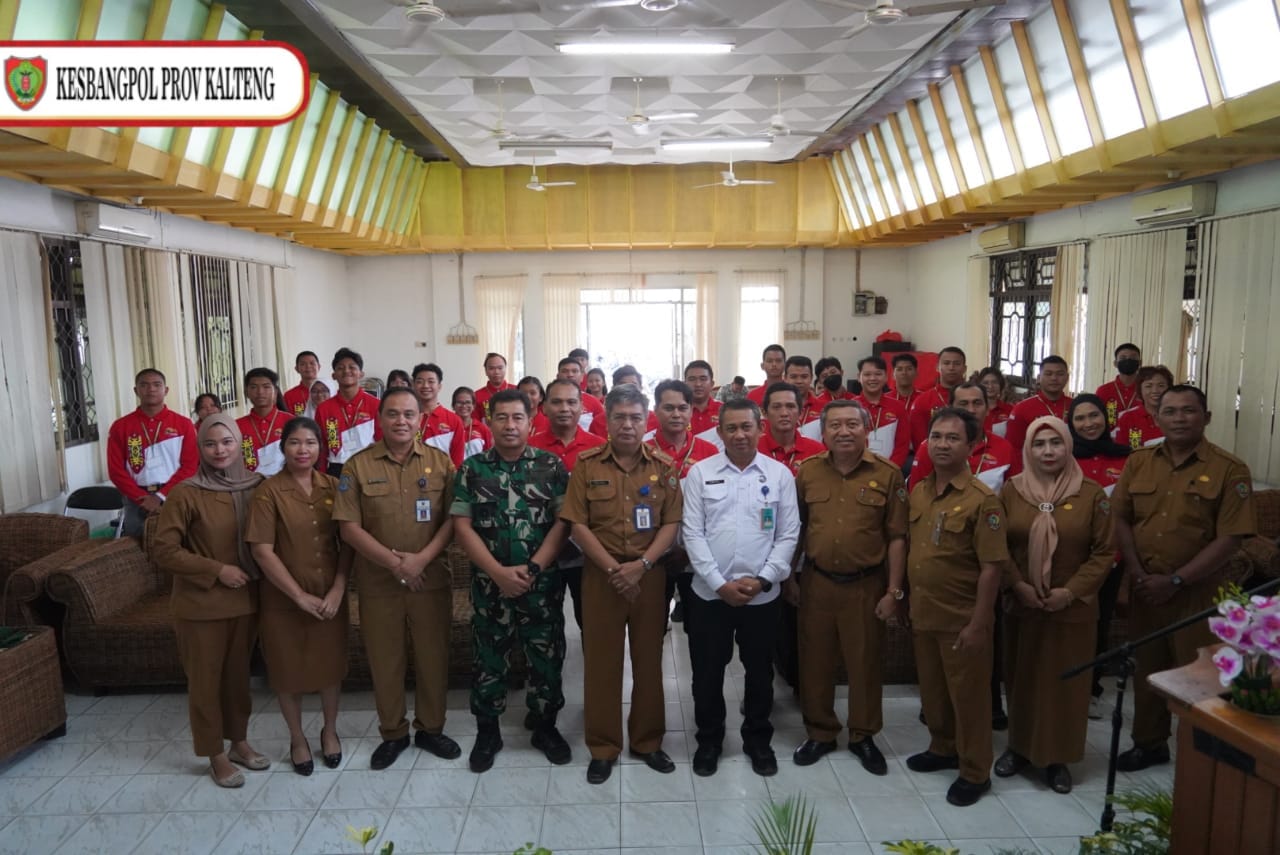 Badan Kesbangpol Prov. Kalteng Hadiri Pembukaan Latihan Dasar Kepemimpinan Mahasiswa dan Pelajar tingkat SMU/SMK Tahun 2023