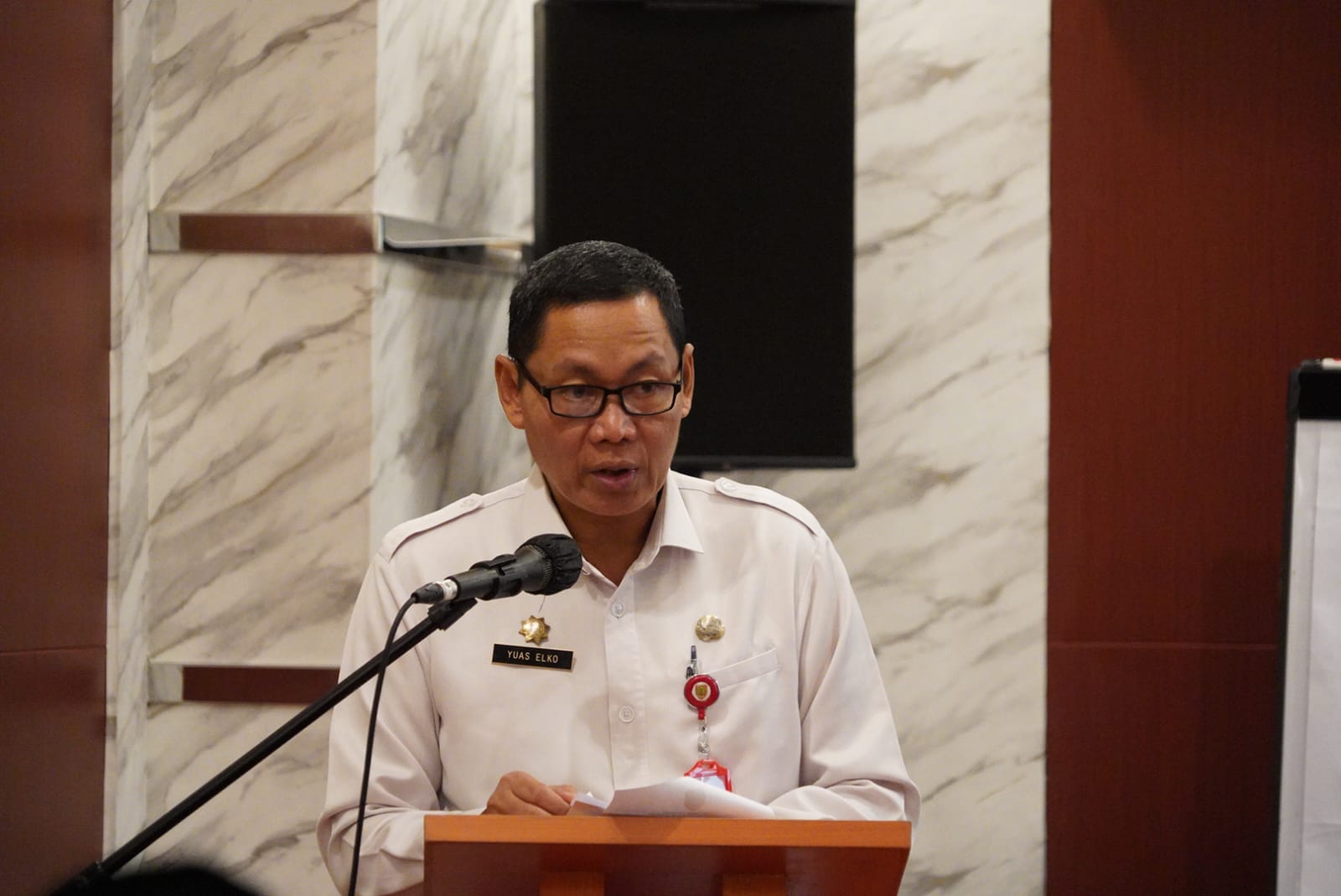Sahli Yuas Elko Sampaikan Isu Strategis pada Forum Data Peningkatan Penyajian dan Pemanfaatan Data Gender dan Anak Tahun 2024
