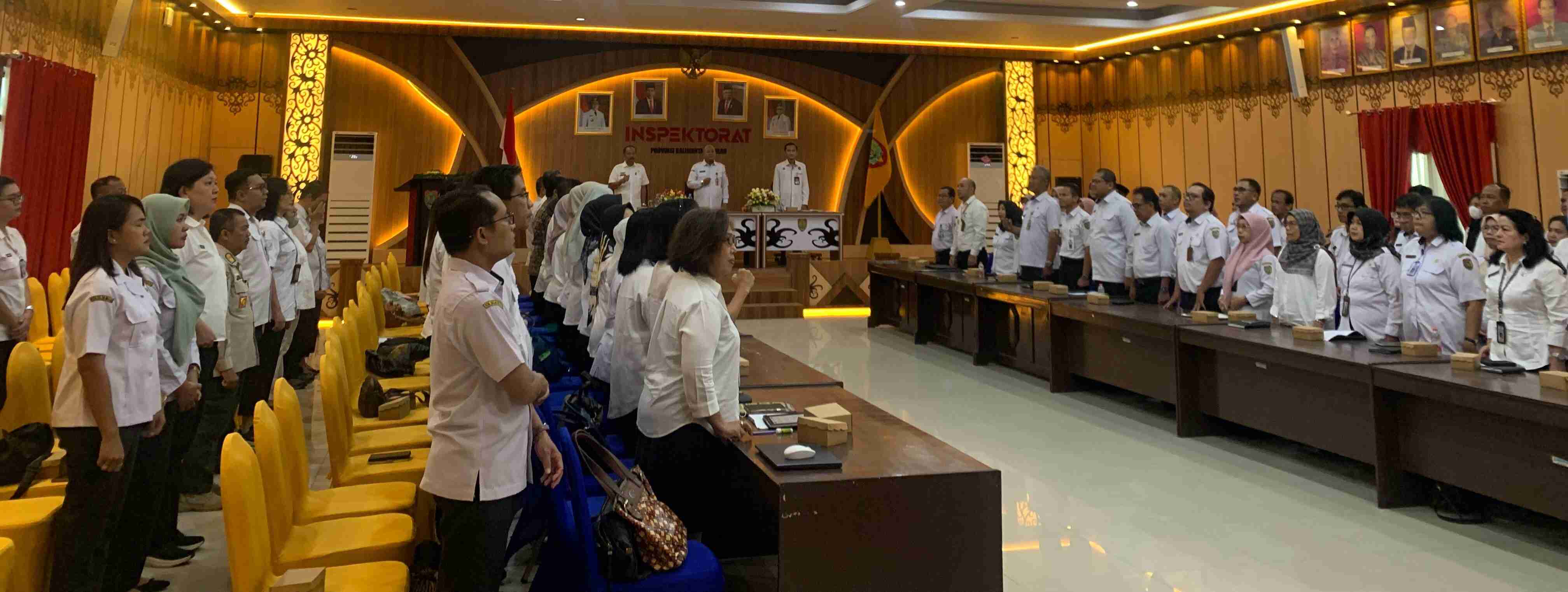 Inspektorat Daerah Prov. Kalteng bersama Itjen Kemendagri Gelar Entry Meeting Pengawasan Penyelenggaraan Pemerintahan Daerah Prov. Kalteng Tahun 2024
