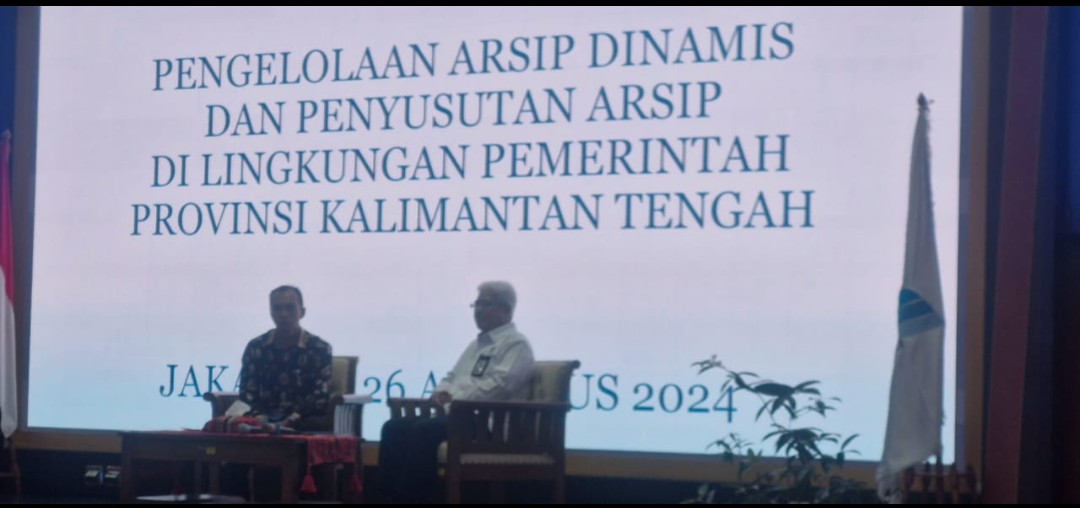 Dinas Hanpang Prov. Kalteng Ikuti Bimtek Pengelolaan Arsip Dinamis dan Penyusutan Arsip Tahun 2024