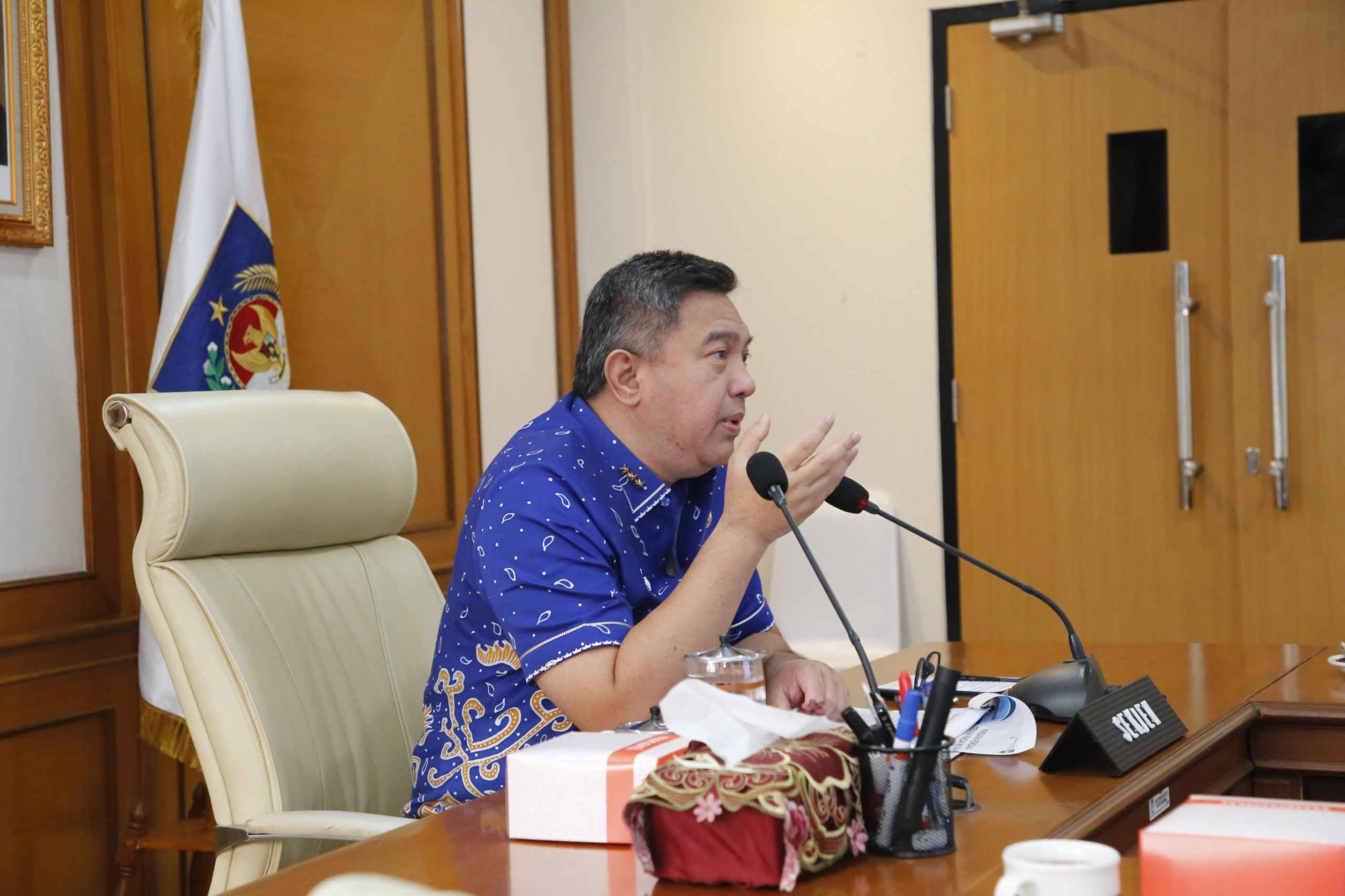 Sekjen Kemendagri Minta Pemda Tinjau Persiapan Gerakan Pangan Murah Serentak