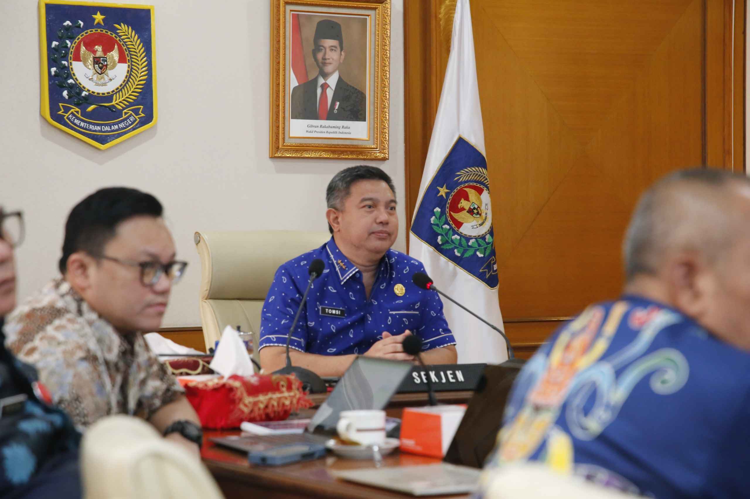 Sekjen Kemendagri Minta Pemda Tinjau Persiapan Gerakan Pangan Murah Serentak