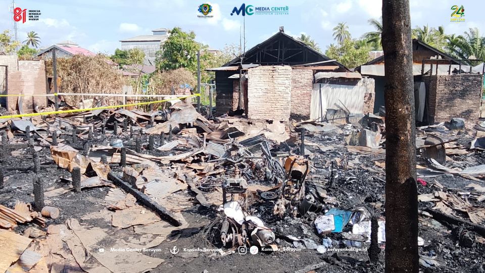 Wakil Bupati Seruyan Salurkan Langsung Bantuan Korban Kebakaran