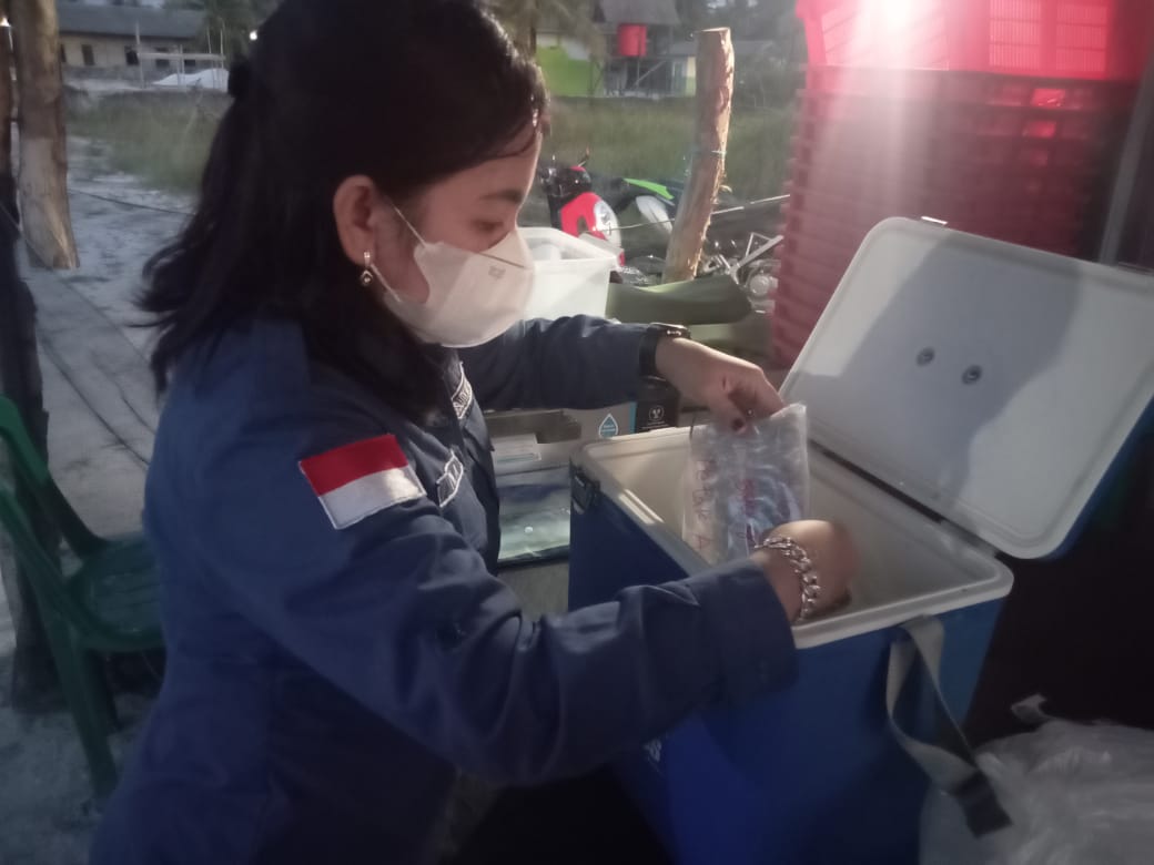 Dukung Keamanan Hasil Budidaya, Dislutkan Lakukan Sampling Residu Udang Vaname