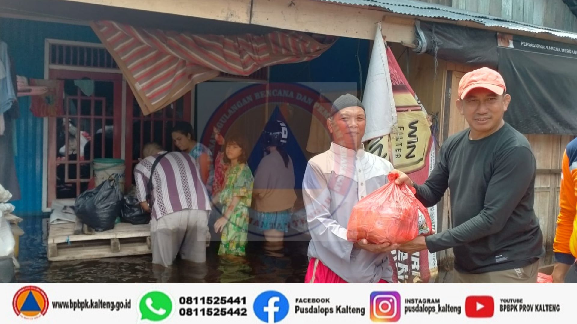 BPBK Prov. Kalteng Salurkan Bantuan door to door di Kelurahan Baru Kab. Kobar