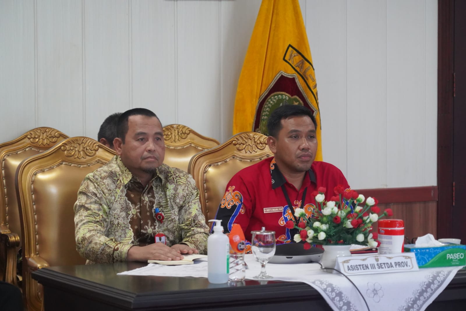 Asisten Adum Sri Suwanto Ikuti FGD dengan KPK RI Secara Virtual