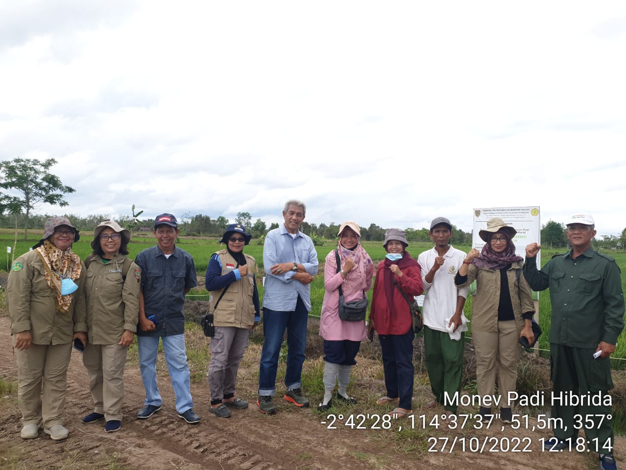 Dukung Program Pra Lisensi Padi Hibrida di Kalteng, Dinas TPHP Prov. Kalteng Kerja Sama dengan Balai Besar Penelitian Tanaman Padi