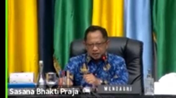 Hadiri Rakor Pengendalian Inflasi secara Virtual bersama Mendagri RI, Sahli Yuas Elko Sampaikan Inflasi Kalteng Urutan 8 Terendah se Indonesia