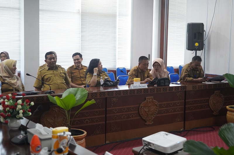 Hadiri Rakor Pengendalian Inflasi secara Virtual bersama Mendagri RI, Sahli Yuas Elko Sampaikan Inflasi Kalteng Urutan 8 Terendah se Indonesia