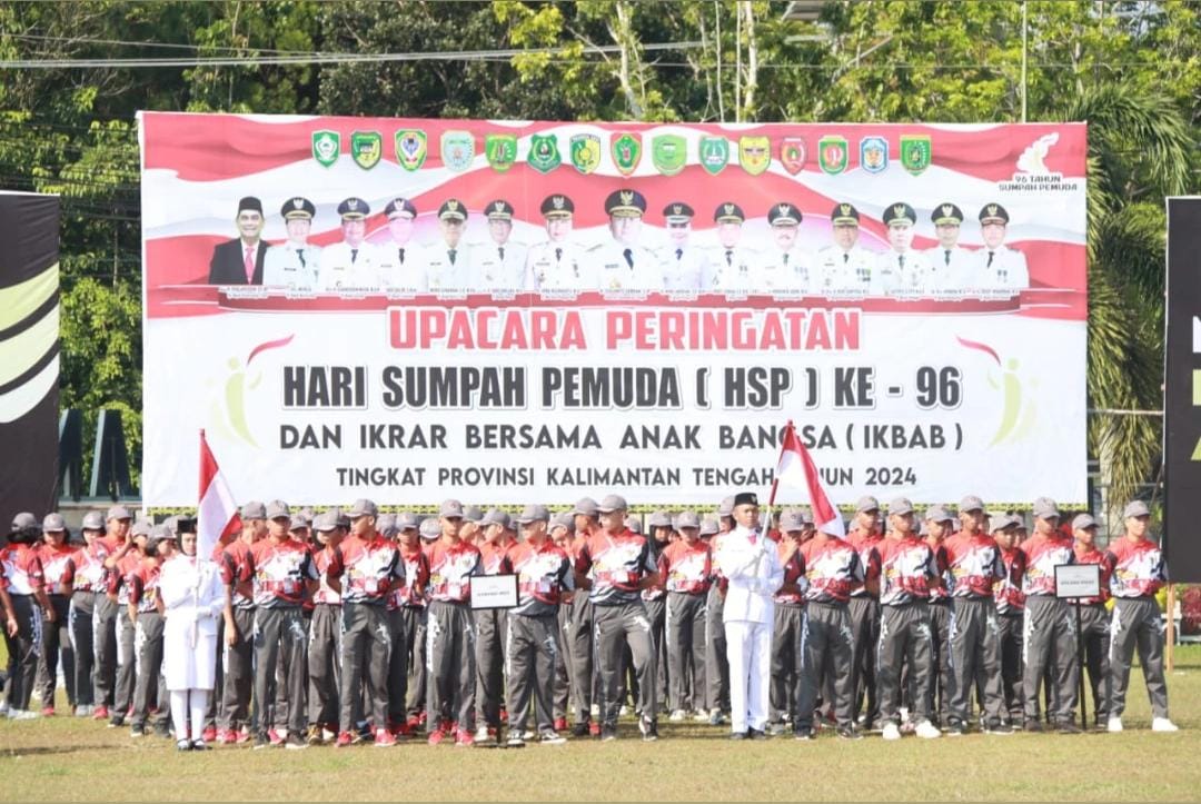 Plt Sekda Katma F Dirun Pimpin Upacara Pengibaran Bendera Peringatan Hari Sumpah Pemuda dan Ikrar Anak Bangsa