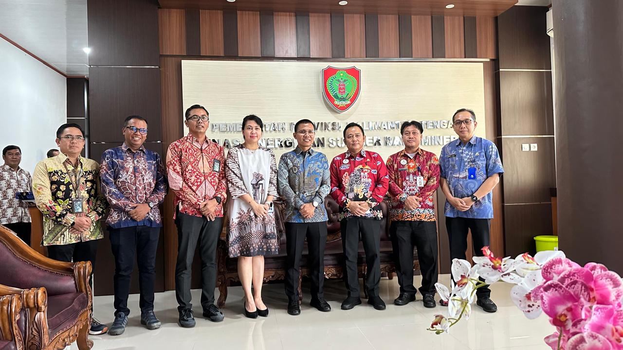 Kepala Dinas ESDM Prov. Kalteng Terima Kunjungan GM PT. PLN