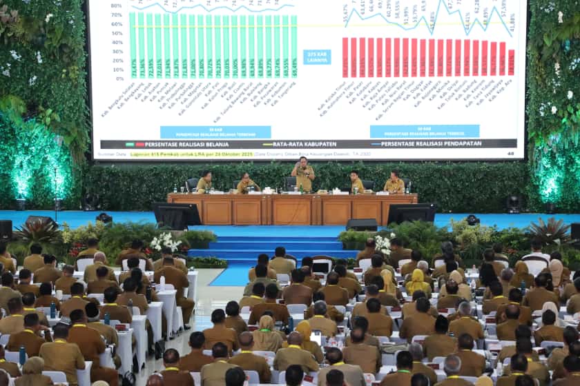 Buka Rakor Sekda dan Kepala Bappeda, Mendagri: Forum Evaluasi Kinerja hingga Sinkronisasi Program Pusat dan Daerah