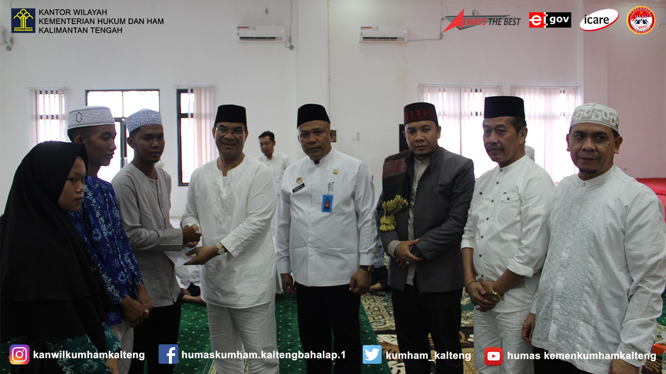 Kanwil Kemenkumham Kalteng Laksanakan Kegiatan Peringatan Maulid Nabi Muhammad SAW 1441 H / 2019 M