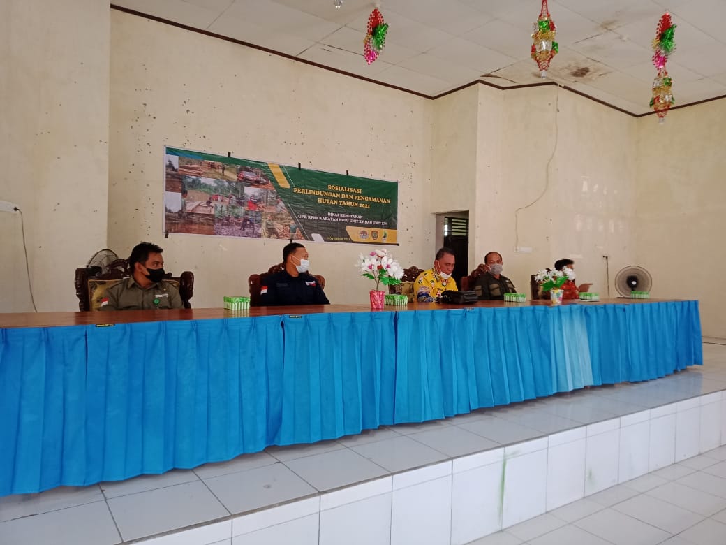 KPHP Kahayan Hulu Sosialisasikan Perlindungan dan Pengamanan Hutan 