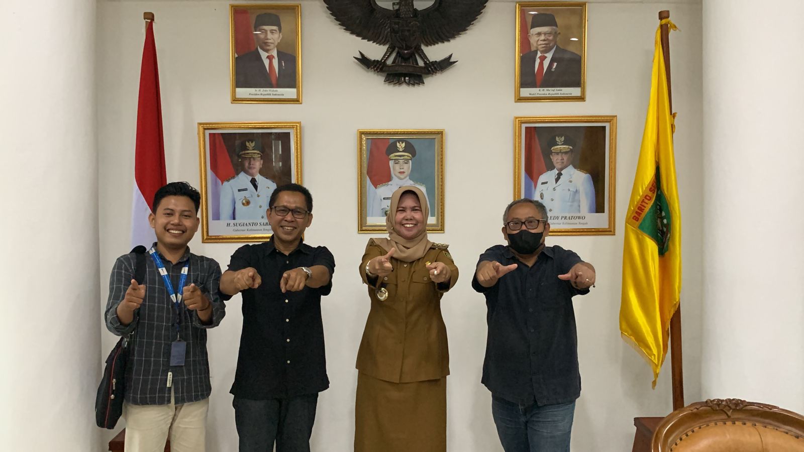 Pj. Bupati Barsel Terima Kunjungan dari Media Tribune Kalteng