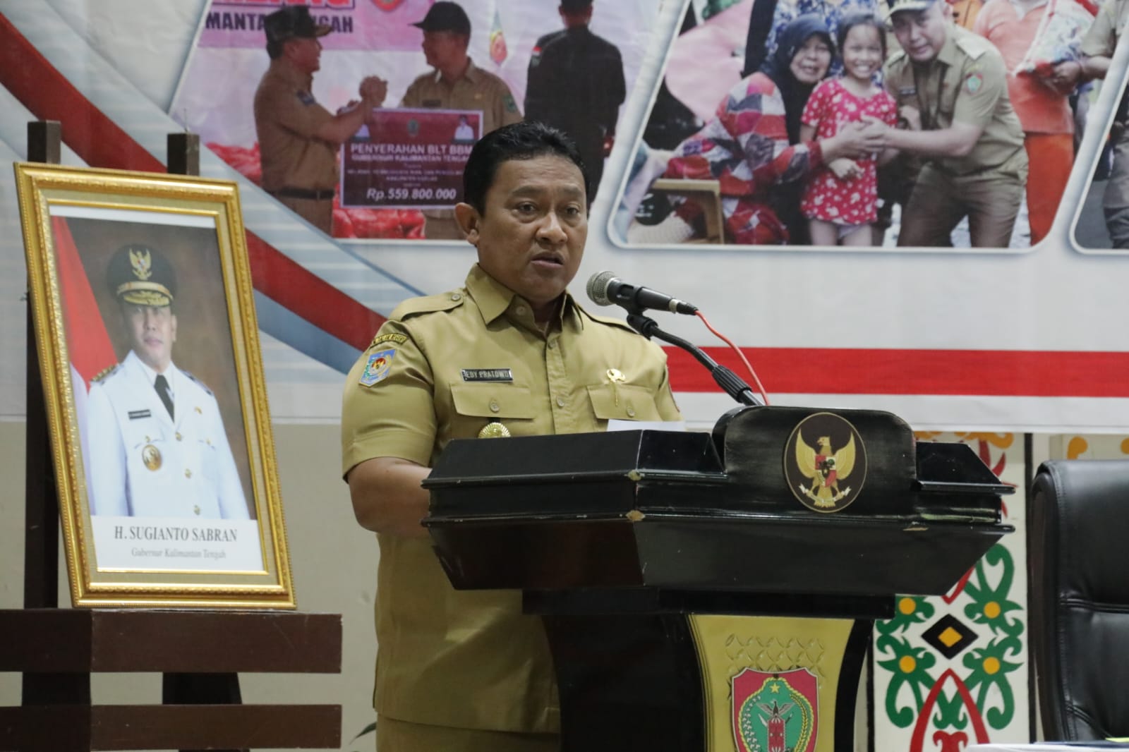 Wagub Edy Pratowo Harapkan Tim Koordinasi Penanggulangan Kemiskinan Saling Bersinergi Menanggulangi Kemiskinan di Kalteng