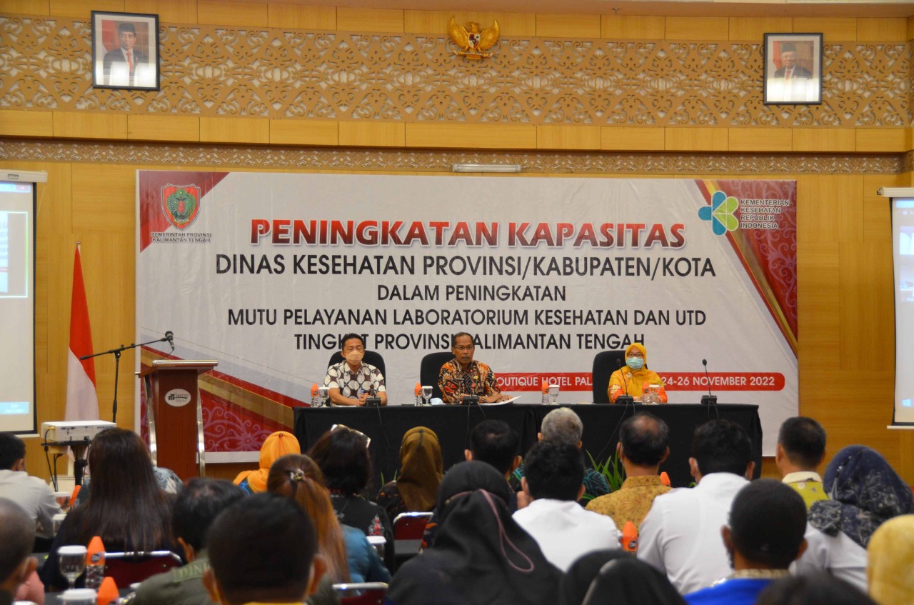 Dinkes Provinsi Kalimantan Tengah Gelar Pertemuan dalam Peningkatan Kapasitas Mutu Pelayanan